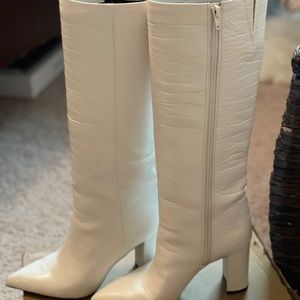 INC Block Heel Knee High Boots